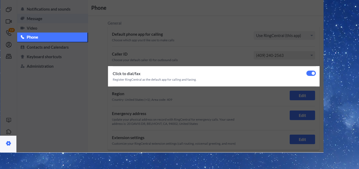 How to register the default app for calling and faxing